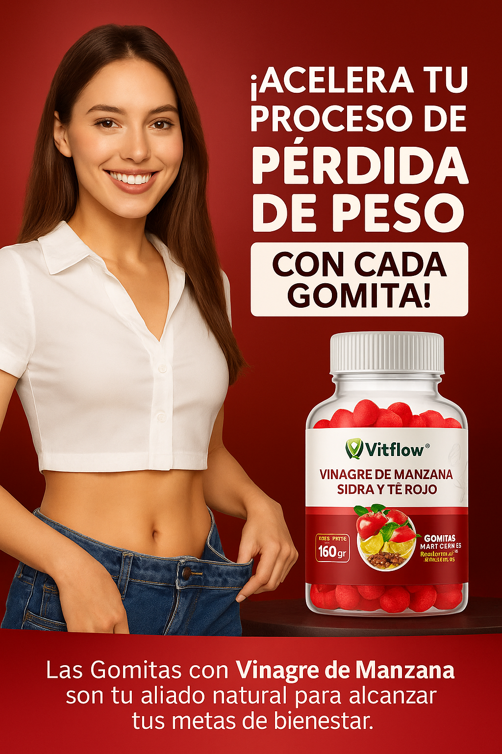 Gomitas de Vinagre de Manzana 🌿🍎 x 160 g