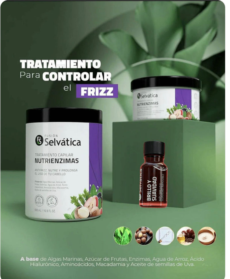 ✨ DUO Capilar ADIÓS FRIZZ – Controla el Frizz y Renueva tu Cabello